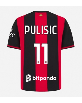 AC Milan Christian Pulisic #11 Maglia Gara Casa Repliche 2026-27 Maniche Corte AC Milan Christian Pulisic #11 Maglia Gara Casa Repliche 2026-27 Maniche Corte